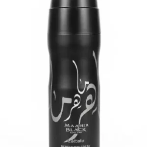 Парфюмиран дезодорант Lattafa Maahir Black Edition, мъжки, 200 мл