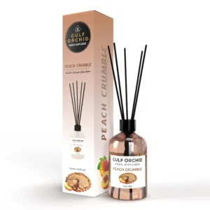 Арома дифузер с пръчици Gulf Orchid Peach Crumble С аромат на прасковен крамбъл 110ml.